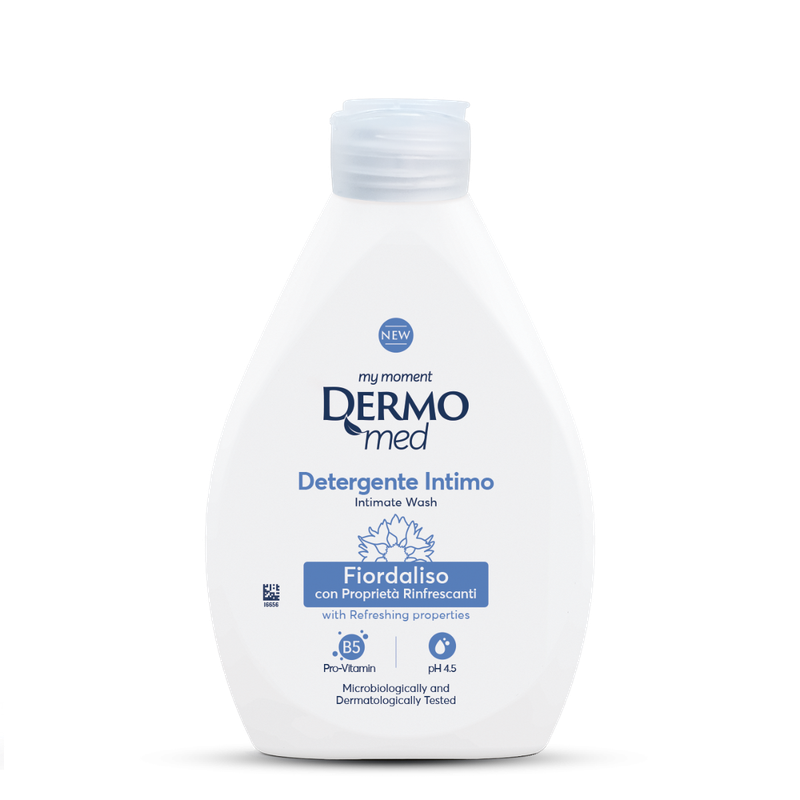 DERMOMED καθαριστικό για την ευαίσθητη περιοχή cornflower με β5 250ml – Προϊόντα για την Ευαίσθητη Περιοχή