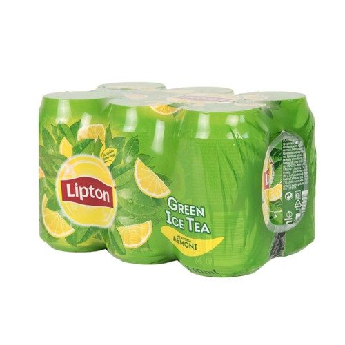 LIPTON κρύο τσάι πράσινο λεμόνι 6x330ml – Αναψυκτικά