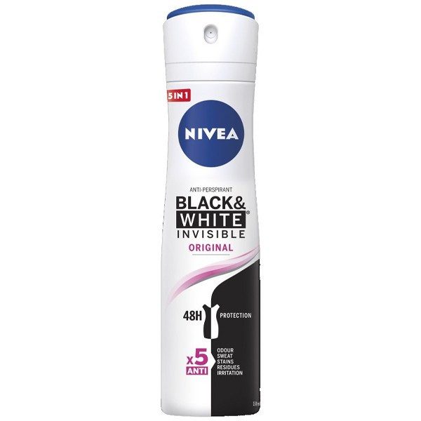 NIVEA αποσμητικό σώματος spray black και white original 150ml – Αποσμητικά