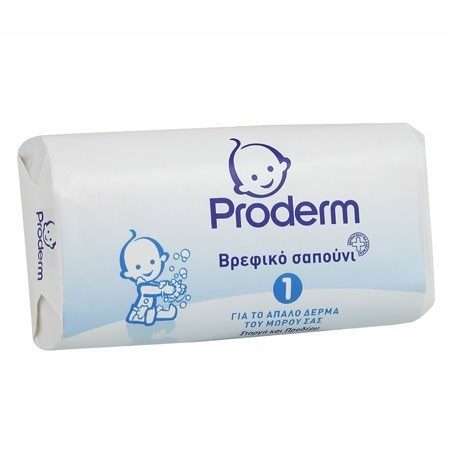 PRODERM βρεφικό σαπούνι 90gr – Βρεφικά Σαμπουάν και Αφρόλουτρα