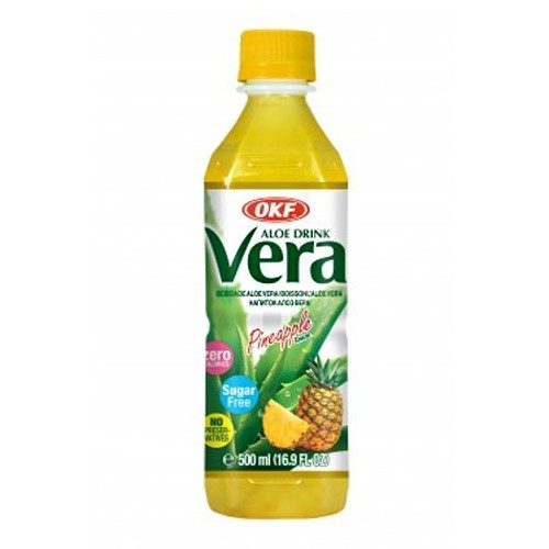 OKF χυμός με αλόη και ανανά χωρίς ζάχαρη 500ml – Χυμοί