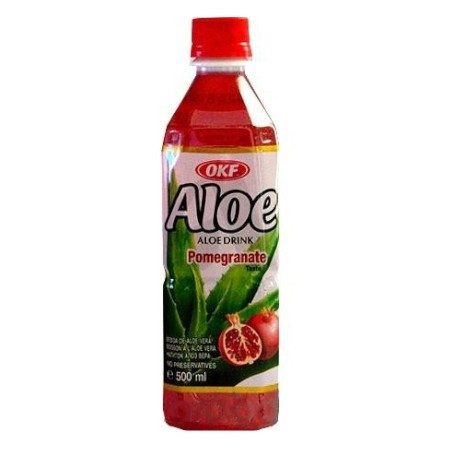 OKF χυμός με αλόη και ρόδι χωρίς ζάχαρη 500ml – Χυμοί