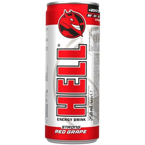 HELL ενεργειακό ποτό Red Grape 250ml – Αναψυκτικά