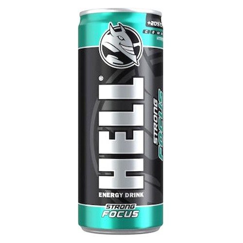 HELL ενεργειακό ποτό Strong Focus 250ml – Αναψυκτικά