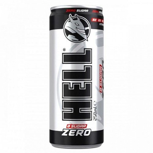 HELL ενεργειακό ποτό Zero χωρίς ζάχαρη 250ml – Αναψυκτικά