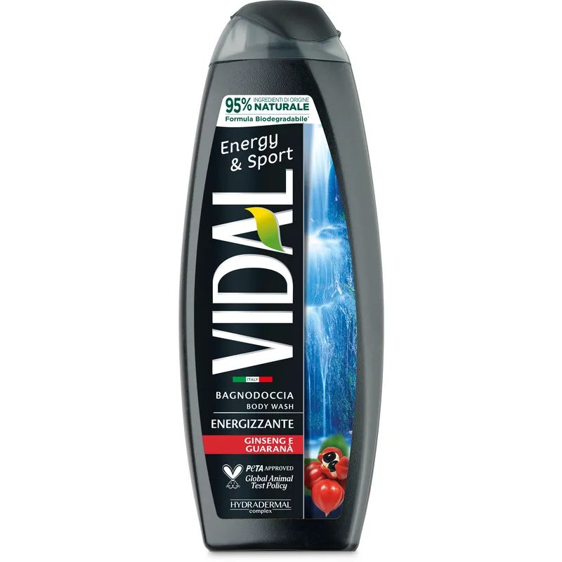 VIDAL αφρόλουτρο energy και sport 500ml – Αφρόλουτρα