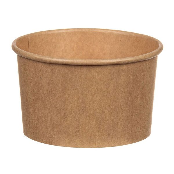 Χάρτινο κύπελλο παγωτού kraft 8oz 50τεμ – MrPanda – Μπωλ/Κύπελλα μιας Χρήσης (Χονδρική)