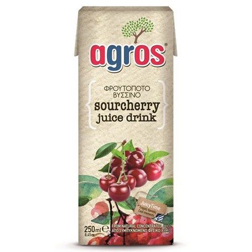 AGROS χυμός βύσσινο 250ml – Χυμοί