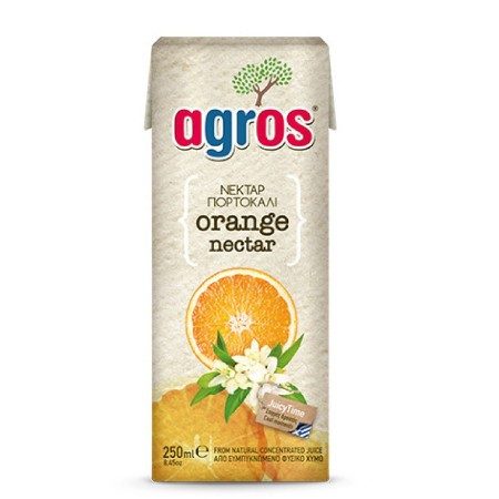AGROS χυμός πορτοκάλι 250ml – Χυμοί