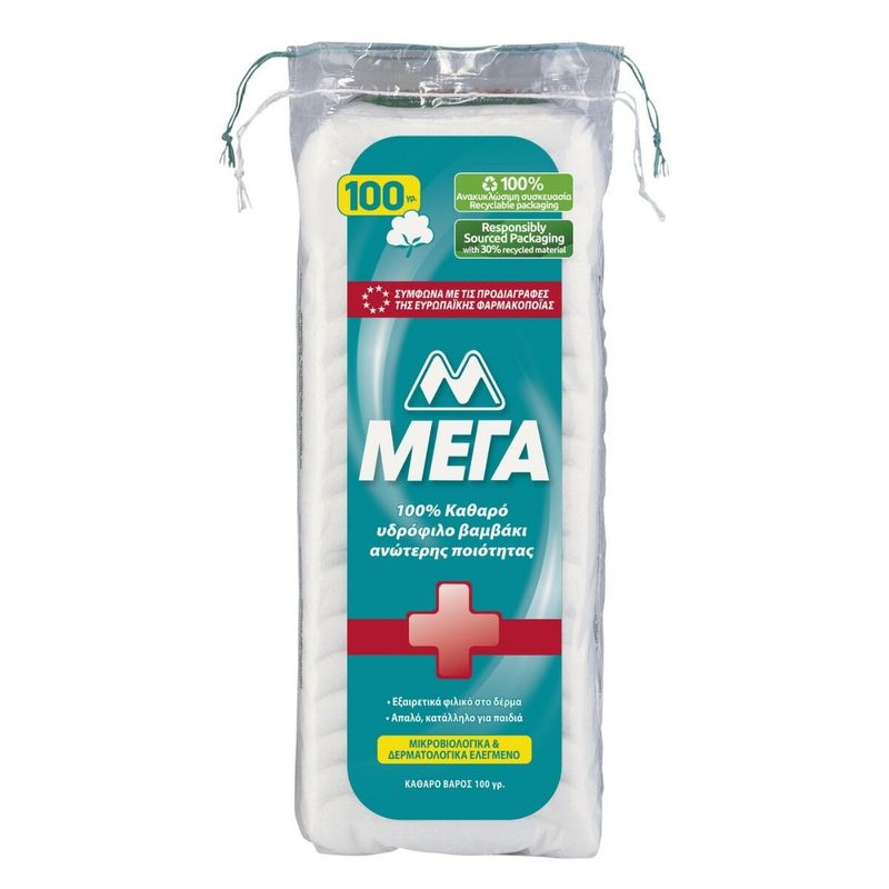 ΜΕΓΑ βαμβάκι 100gr – Μέγα