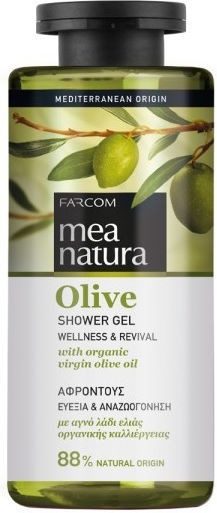 FARCOM Mea Natura αφρόλουτρο με ελιά 300ml – Αφρόλουτρα