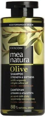 FARCOM Mea Natura σαμπουάν με ελιά για ξηρά και αφυδατωμένα μαλλιά 300ml