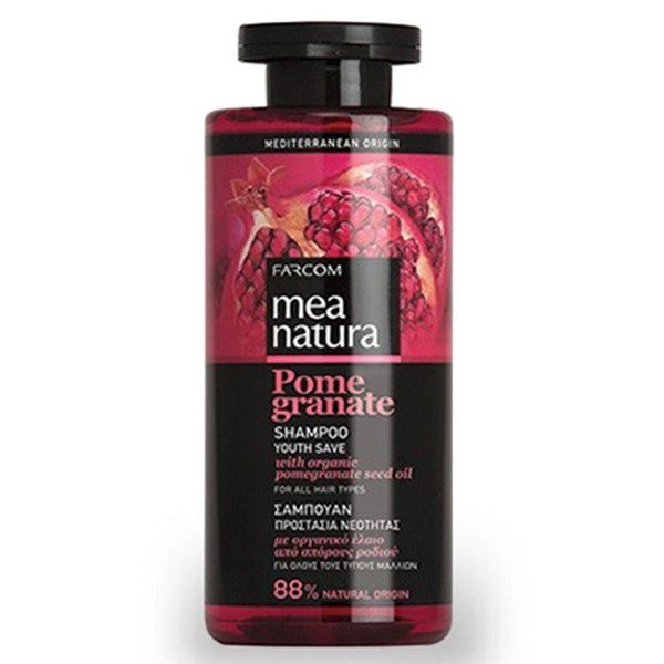 FARCOM Mea Natura σαμπουάν με ρόδι για αναδόμηση 300ml