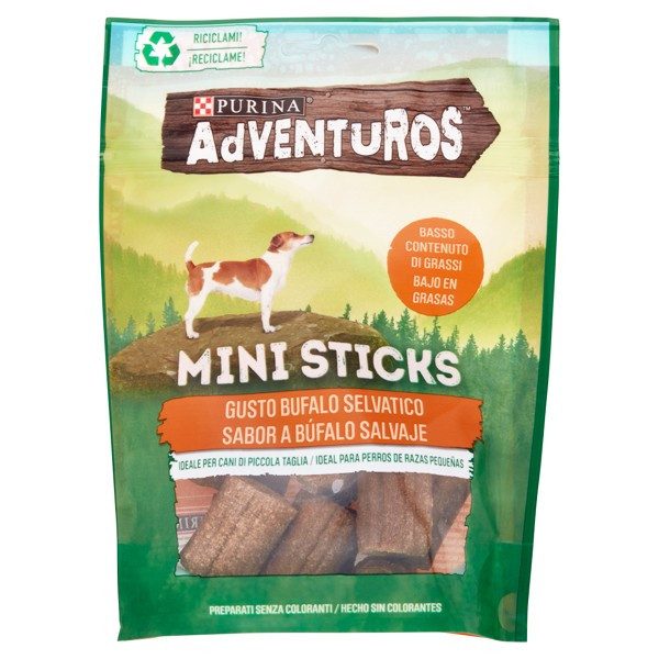 PURINA adventuros σκυλοτροφή sticks βουβάλι 90gr – Λιχουδιές/Σνακ Σκύλων