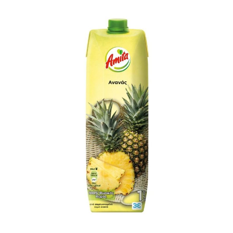 AMITA χυμός με ανανά 1lt – Χυμοί