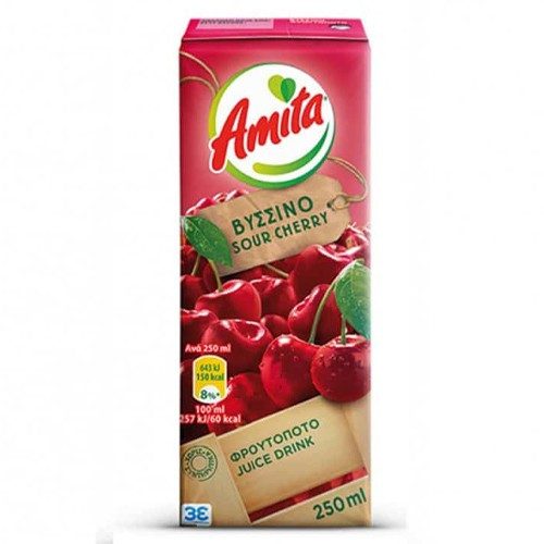 AMITA χυμός με βύσσινο 250ml – Χυμοί