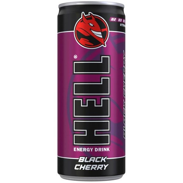 HELL ενεργειακό ποτό Black Cherry 250ml – Αναψυκτικά
