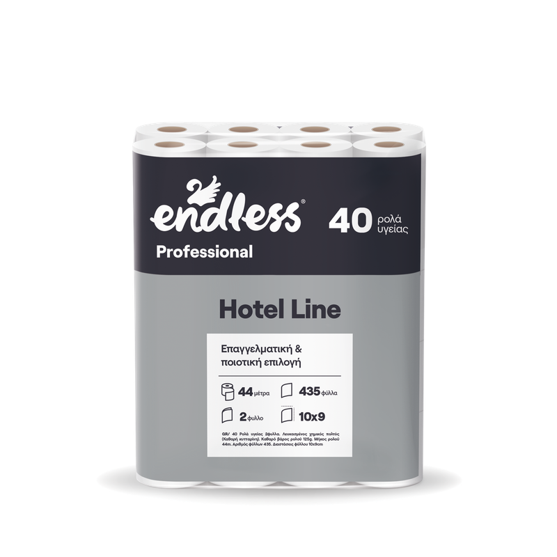 ENDLESS χαρτί υγείας Professional Hotel Line 2φυλλο 40x125gr – Χαρτικά (Χονδρική)
