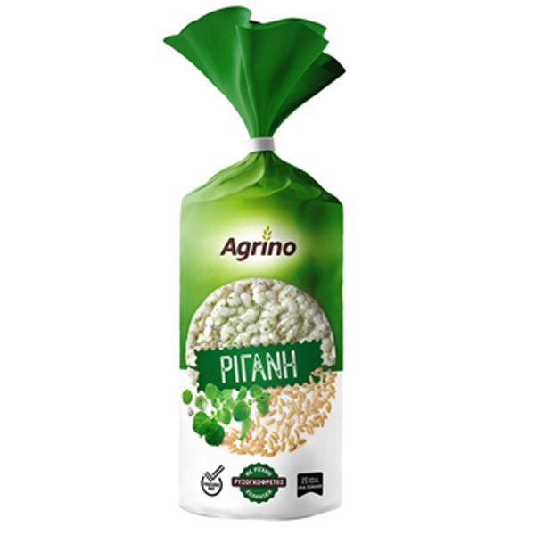 AGRINO ρυζογκοφρέτα ρίγανη 110gr – Αλμυρά Snacks