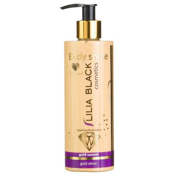 LILIA BLACK shine γαλάκτωμα σώματος gold sunset με αντλία 300ml – Κρέμες Σώματος