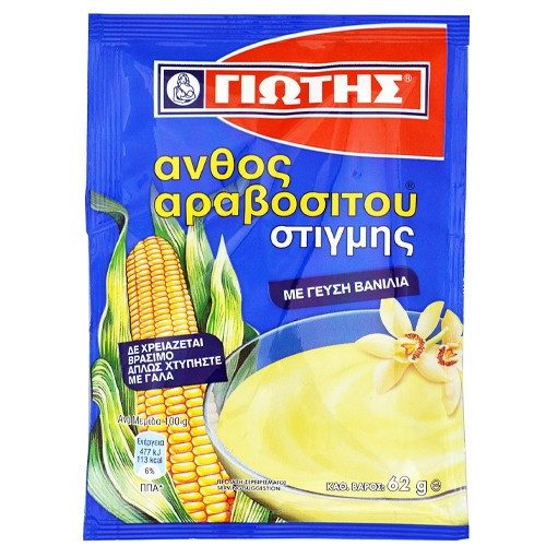 ΓΙΩΤΗΣ άνθος αραβοσίτου στιγμής βανίλια 62gr – Γιώτης – Έτοιμα Μείγματα για Γλυκά