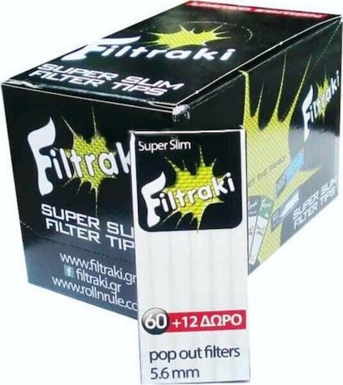 FILTRAKI φιλτράκια super slim 20τεμ – Φιλτράκια Στριφτού