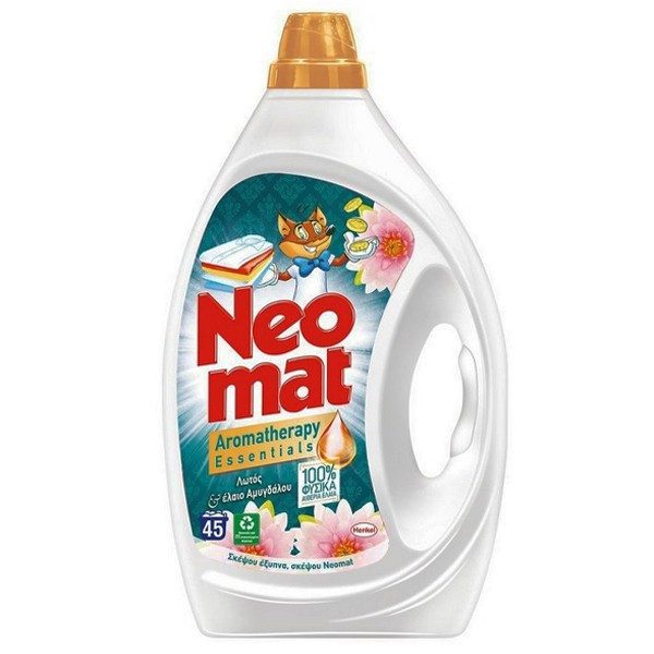 NEOMAT υγρό πλυντηρίου ρούχων Λωτός του Μπαλί 45μεζ 2,025lt – Απορρυπαντικά Ρούχων