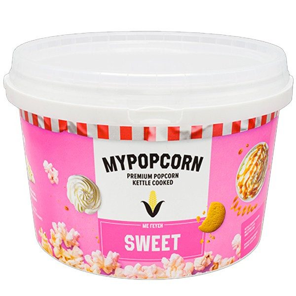 MYPOPCORN ποπ κορν γλυκά 200gr – Γαριδάκια και Ποπ Κορν
