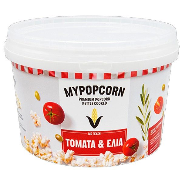 MYPOPCORN ποπ κορν με τομάτα και ελιά 200gr – Γαριδάκια και Ποπ Κορν