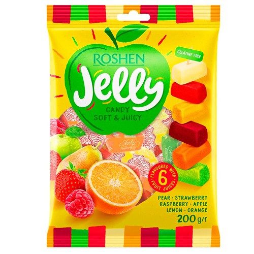 ROSHEN ζελεδάκια jelly μαλακά 1kg – Καραμέλες, Γλειφιτζούρια και Τσίχλες