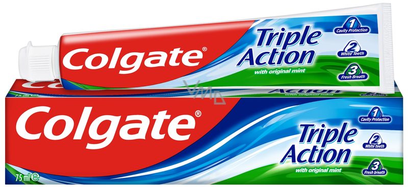 COLGATE οδοντόκρεμα Triple Action 75ml – Οδοντόκρεμες