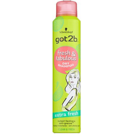 SCHWARZKOPF Got2b ξηρό σαμπουάν extra fresh 200ml