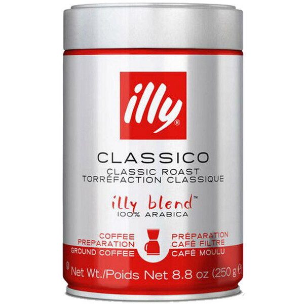ILLY καφές φίλτρου αλεσμένος 250gr – Καφέδες