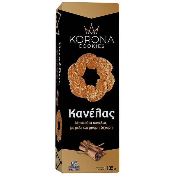 KORONA μπισκότα κανέλας 105gr