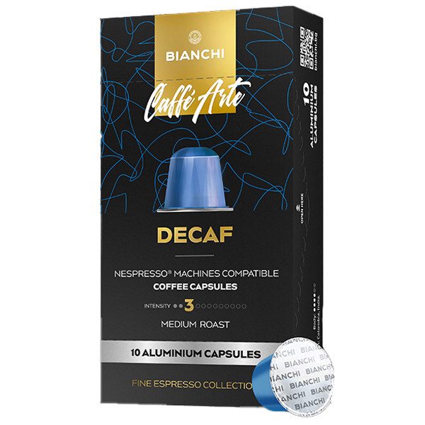 BIANCHI Coffee Nespresso Decaf Espresso σε κάψουλες 10x5,5gr – Κάψουλες Καφέ και Ροφημάτων