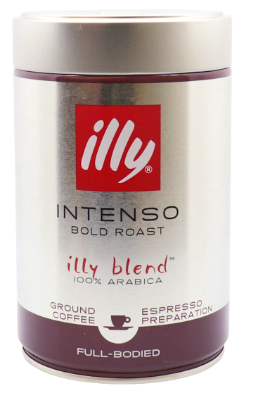 ILLY καφές espresso Intenso αλεσμένος 250gr – Καφέδες