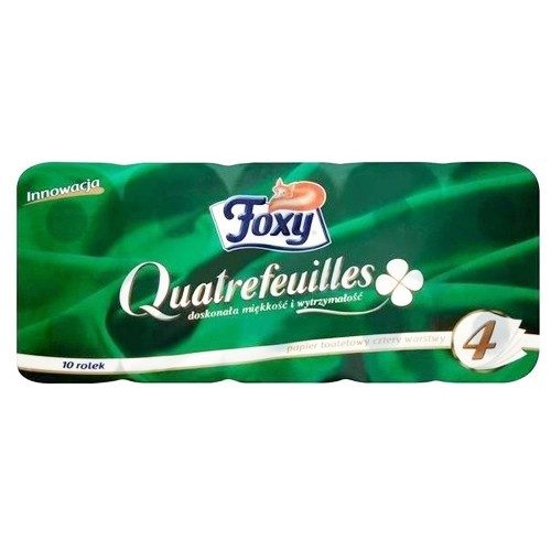 FOXY Quatre feuilles χαρτί υγείας 4φυλλο 10x120gr – Χαρτιά Υγείας