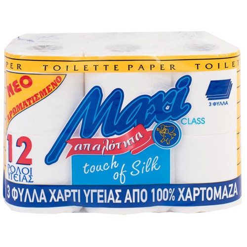 MAXI χαρτί υγείας Class 3φυλλο 12x80gr – Χαρτιά Υγείας