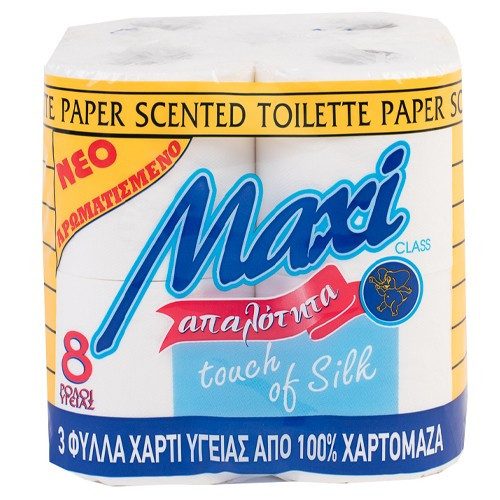 MAXI χαρτί υγείας Class με άρωμα 3φυλλο 8x80gr – Χαρτιά Υγείας