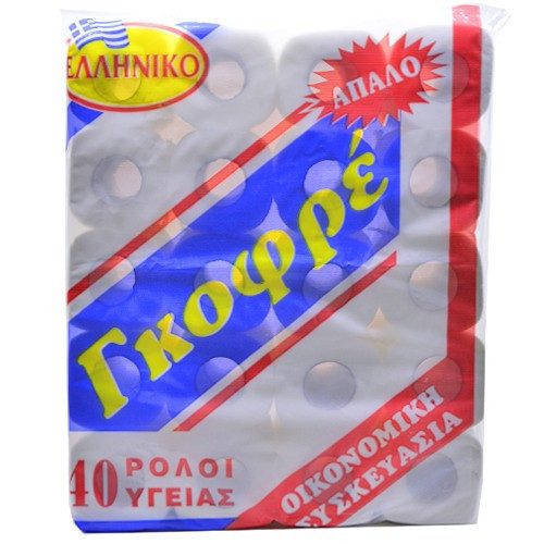 Χαρτί υγείας γκοφρέ 40x80gr – MrPanda – Χαρτικά (Χονδρική)