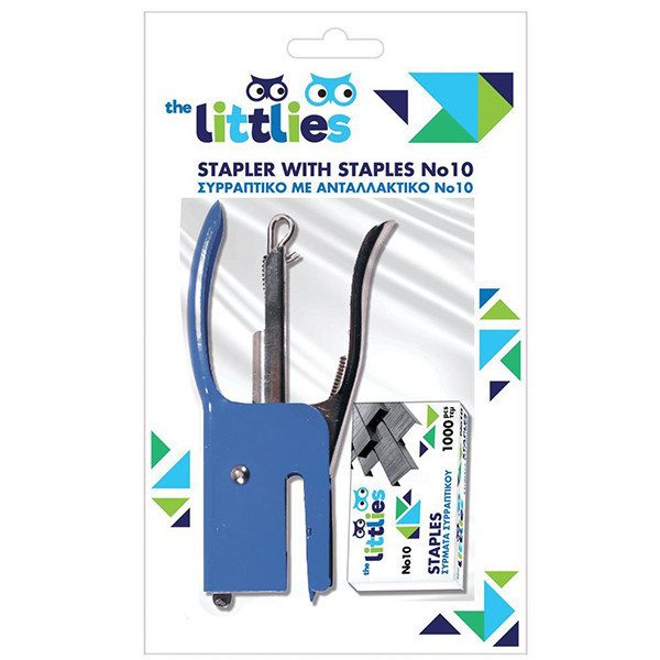 THE LITTLIES συρραπτικό χειρός με ανταλλακτικά (601169) No10 – Διακάκης – Συρραπτικά