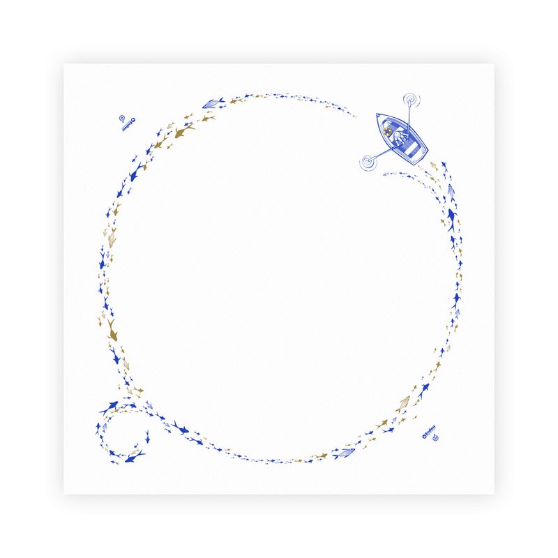 ENDLESS τραπεζομάντηλο θαλασσινό 100x100cm 150τεμ – Στρώσιμο Τραπεζιού μιας Χρήσης
