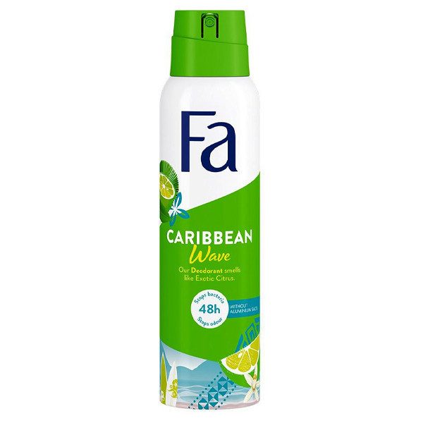 FA αποσμητικό σώματος deo spray carribean wave 150ml – Αποσμητικά