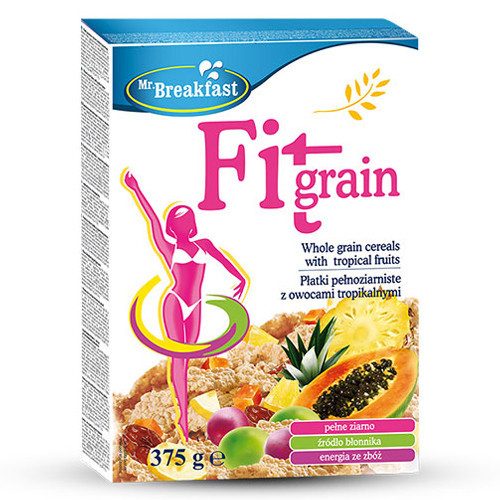 MR. BREAKFAST δημητριακά fitgrain tropical 375gr