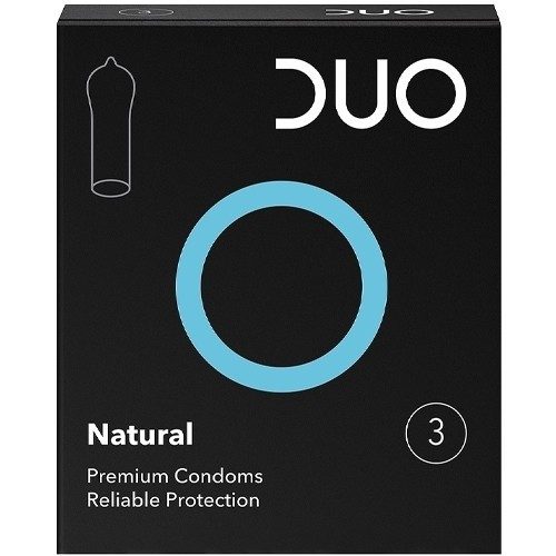 DUO προφυλακτικά natural 3τεμ