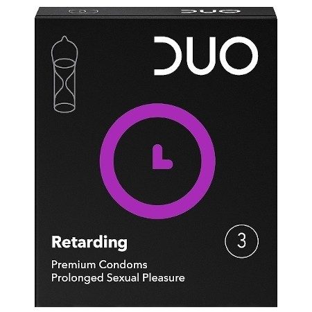 DUO προφυλακτικά με επιβραδυντικό 3τεμ