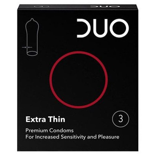 DUO προφυλακτικά πολύ λεπτά 3τεμ