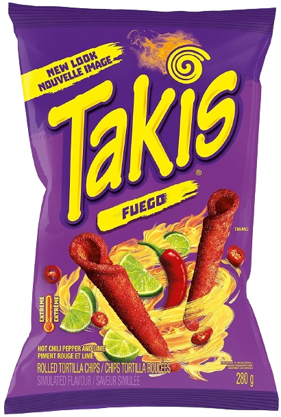 TAKIS σνακ τραγανά ρολάκια τορτίγιας Fuego 100gr – Πατατάκια