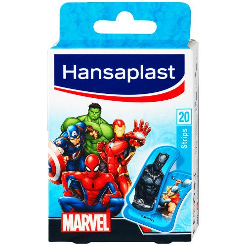 HANSAPLAST αυτοκόλλητα επιθέματα junior marvel 20τεμ