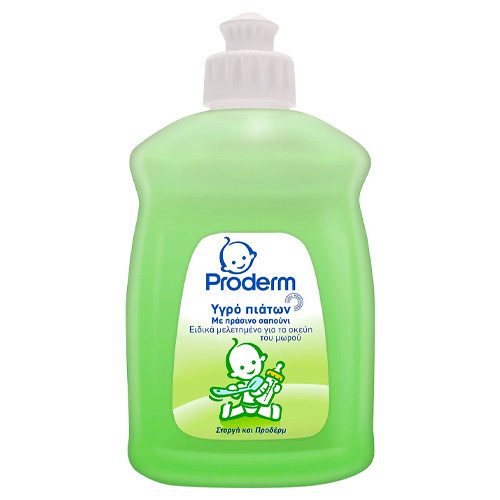 PRODERM υγρό πιάτων με άρωμα πράσινο σαπούνι 500ml – Υγρά Πιάτων